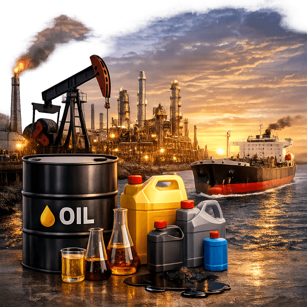 Productos petrolíferos para el comercio internacional de energía