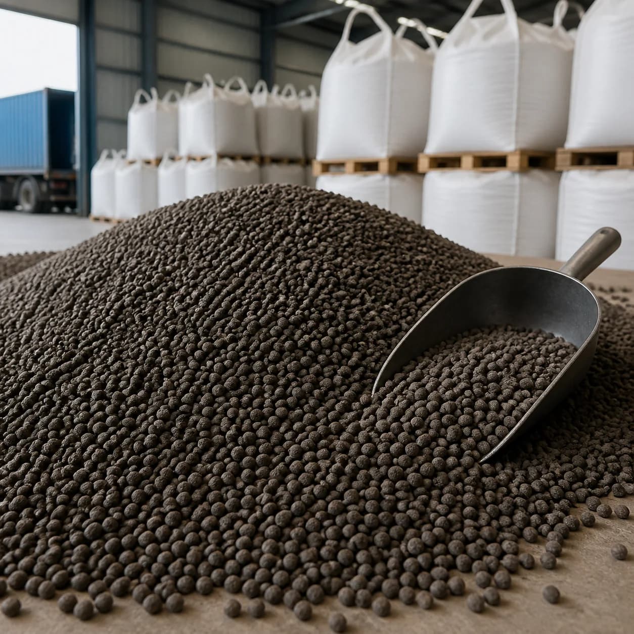 Diammonium Phosphate DAP fertilizer granules