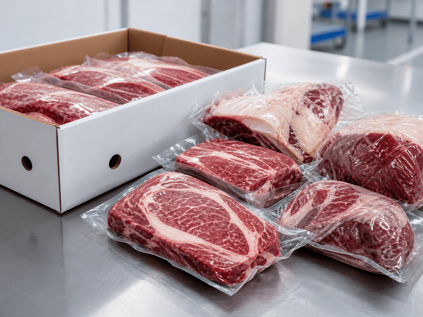 Selected frozen beef cuts