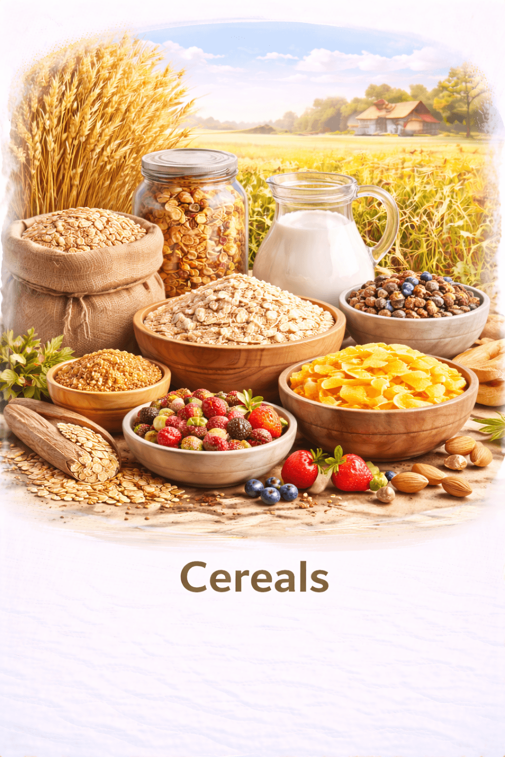 Cereals and groats for wholesale supply