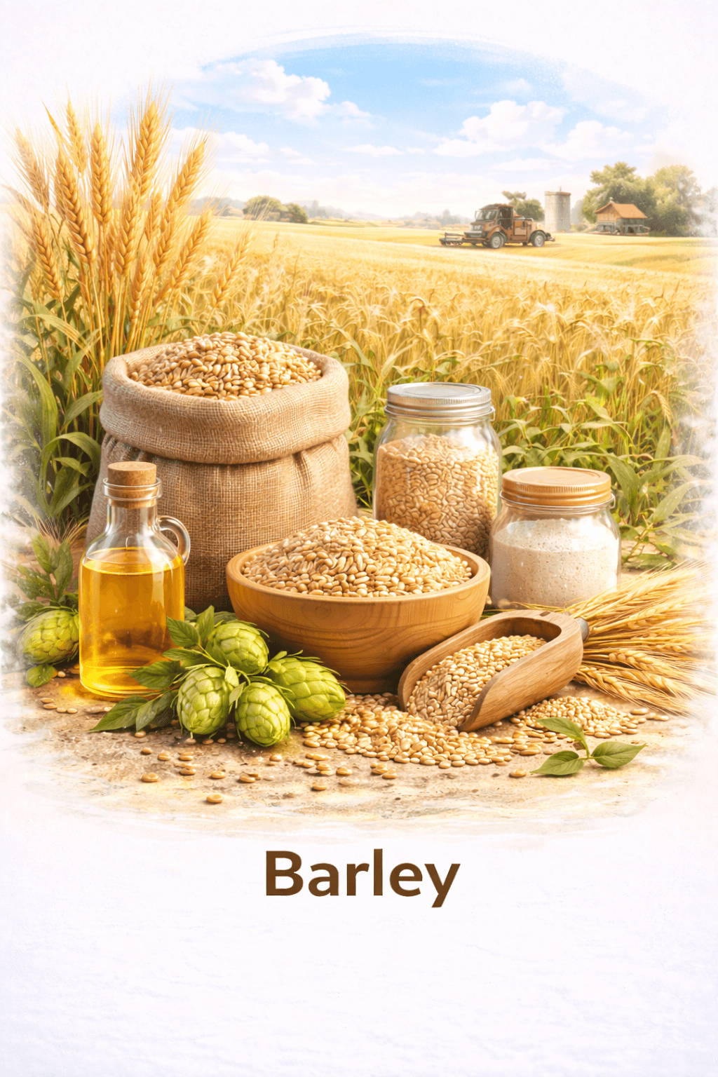 Feed and malting barley grain