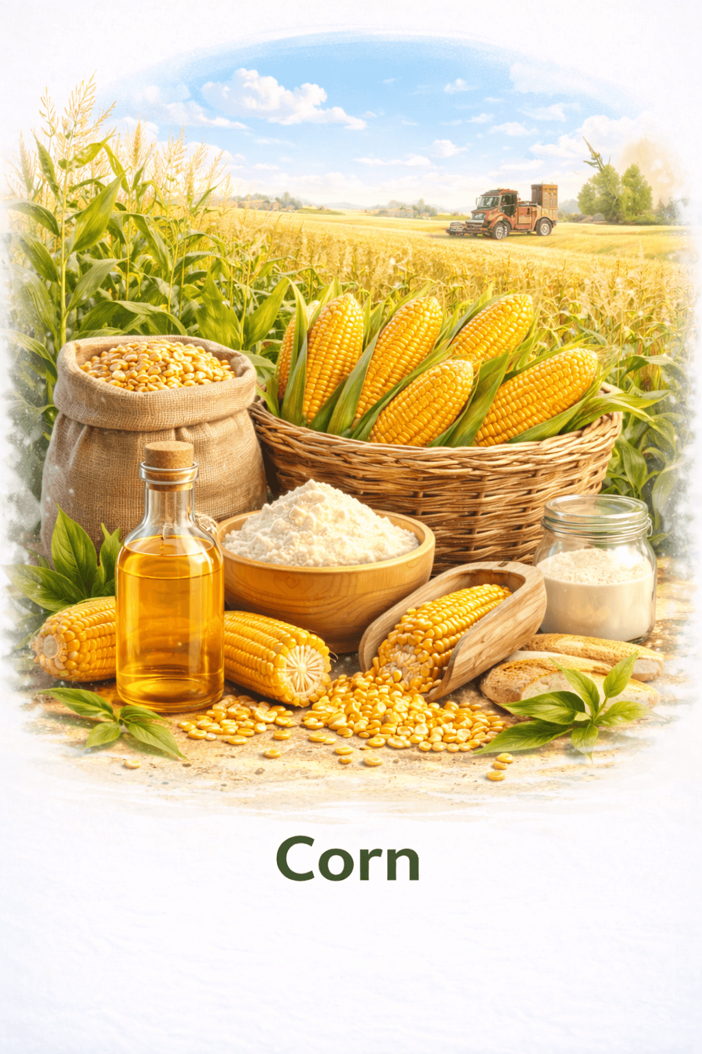 Corn maize for food and feed